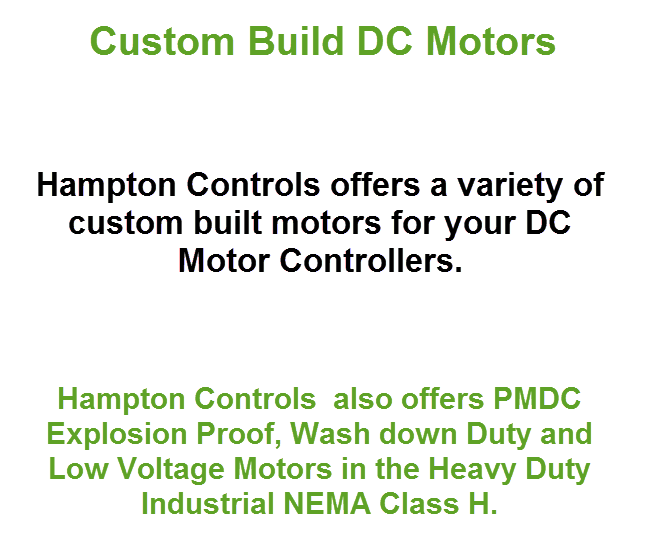 Custom Build DC Motors